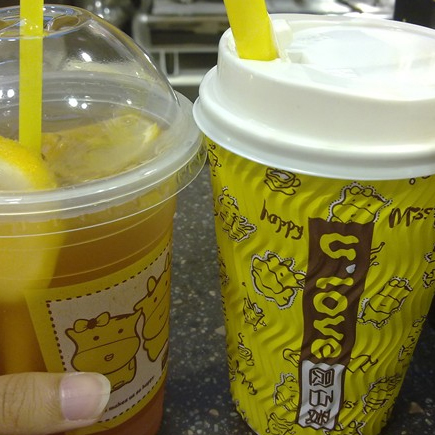 圆百爱奶茶