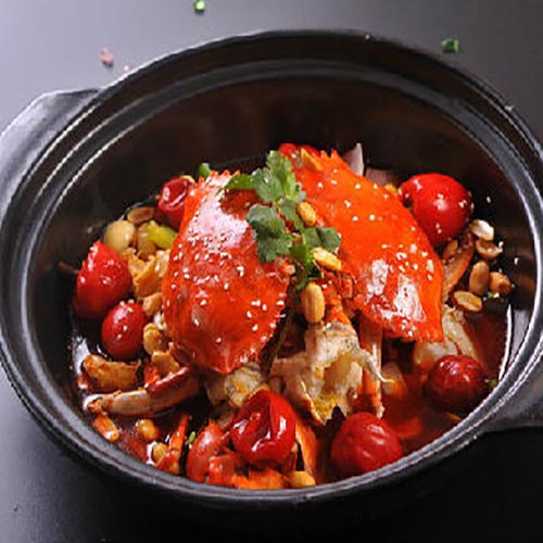 多嘴肉蟹煲