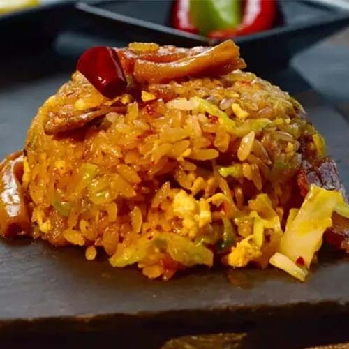 黑金蛋炒饭